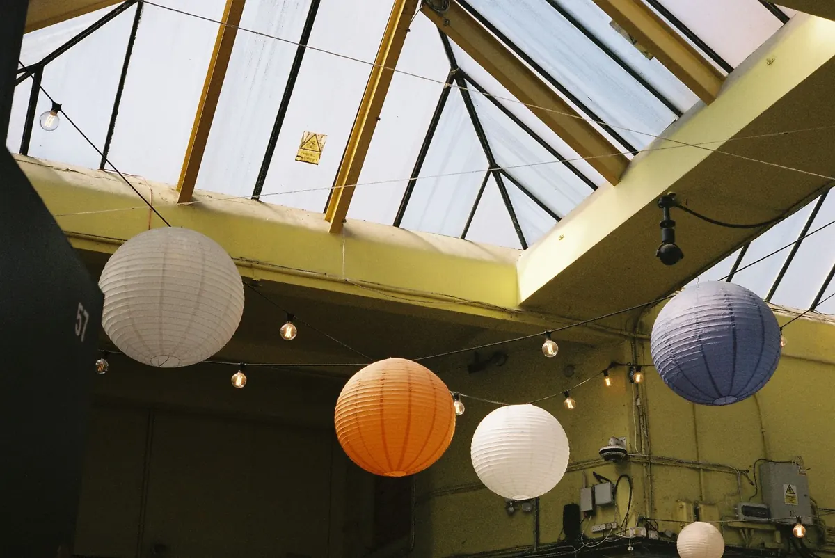 How to Hang Paper Lanterns From a Ceiling Without Drilling
